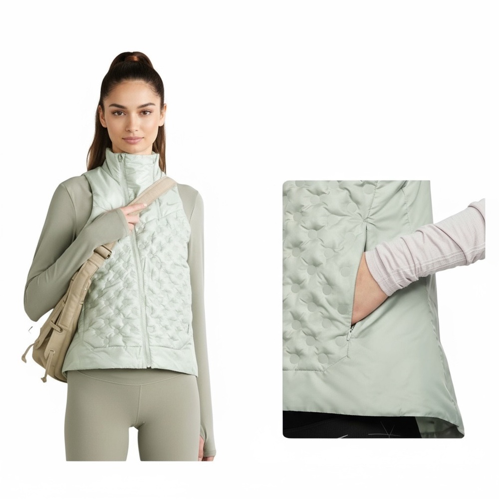 Nike lightweight vest Therma-FIT ADV Repel in jade horizon (sage green)